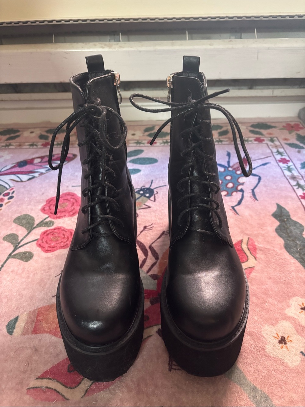 SheIn 3-inch Platform Combat Boots